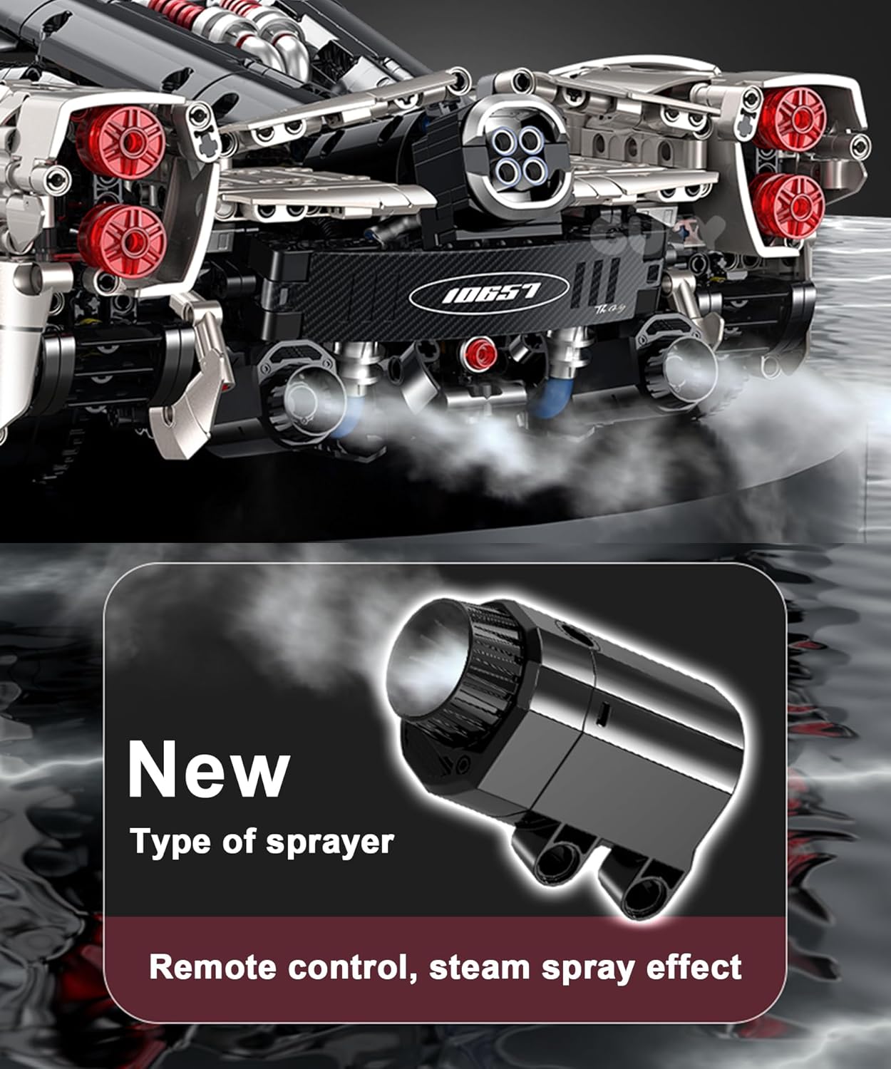 GULY 10657 Pagani Zonda Building Set | 3314 PCS