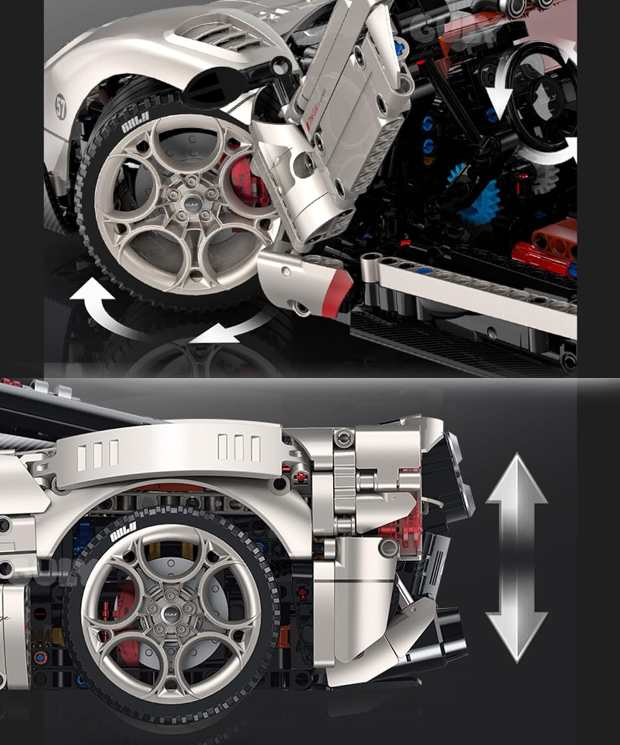 GULY 10657 Pagani Zonda Building Set | 3314 PCS