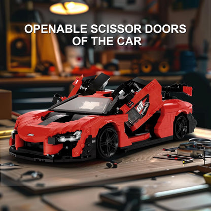 Mould King 10007S Creative Senna GTR Sports Building Toy Set | 1372 PCS
