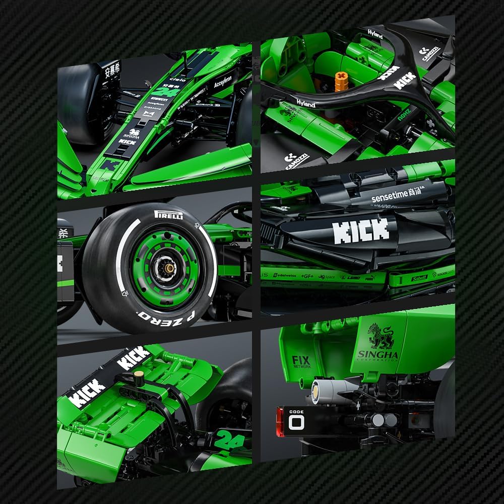 CaDA C64010W KlCK Sauber F1 Team C44 Building Toy Set | 2553 PCS