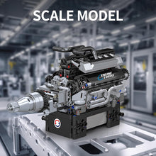 Mould King 10205 Motorised British Luxury V12 Engine Building Toy Set | 733 PCS