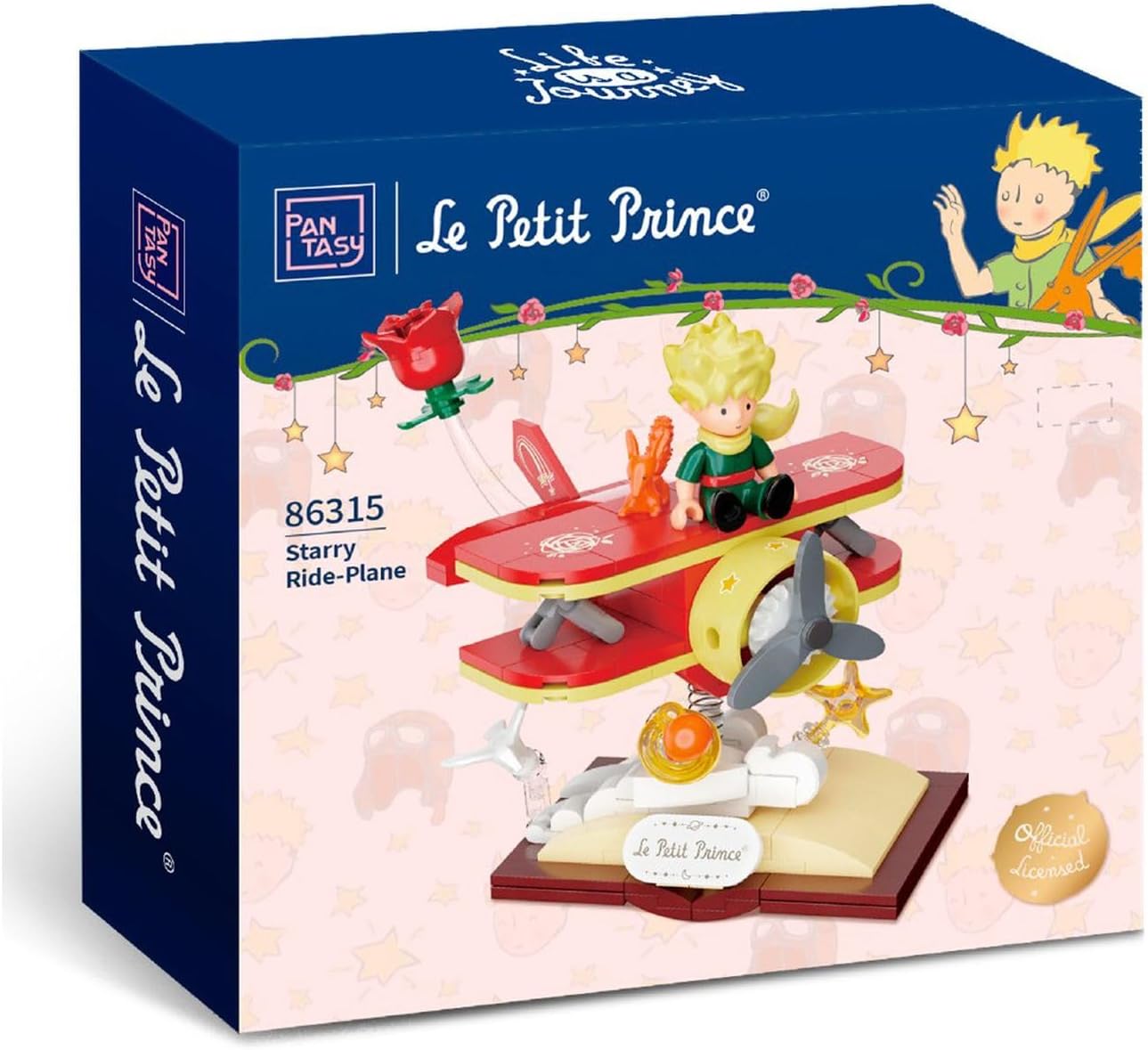 Pantasy 86315 Le Petit Prince Starry Ride Plane Building Toy Set | 189 PCS