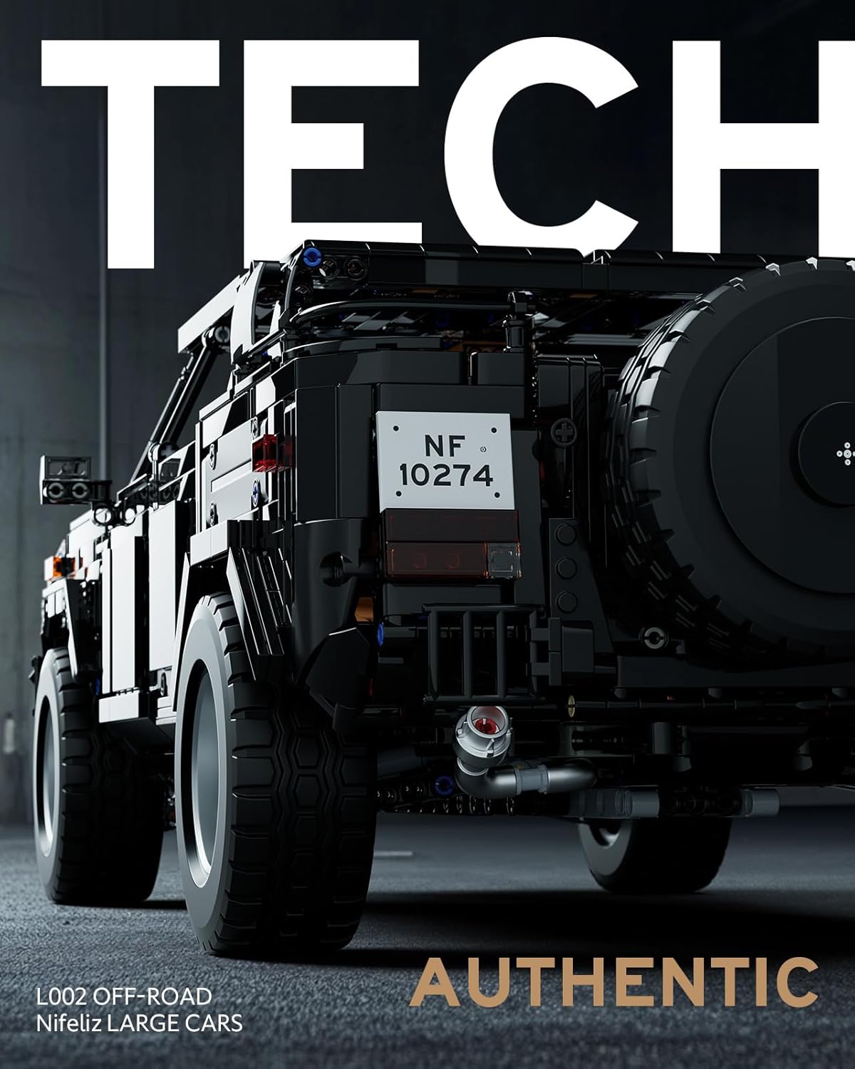 Nifeliz NF10274 L002 Off‑Road Car Building Set | 3983 PCS