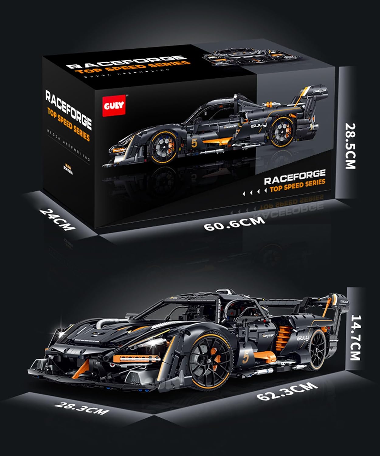GULY 10646 Lamborghini Sián Building Set | 3803 PCS