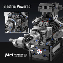 Mould King 10206 Motorised Turbocharged V8 Engine Building Toy Set | 737 PCS