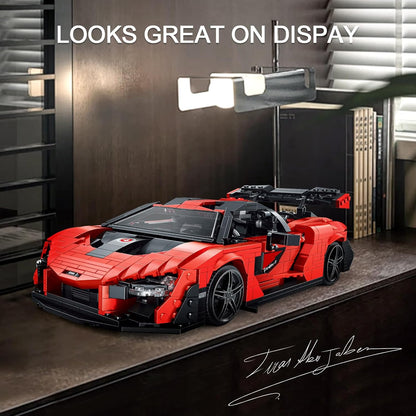 Mould King 10007S Creative Senna GTR Sports Building Toy Set | 1372 PCS