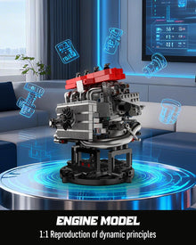 Mould King 10235 Motorized 4G63T Turbocharged Inline-Four Engine Building Toy Set | 811 PCS