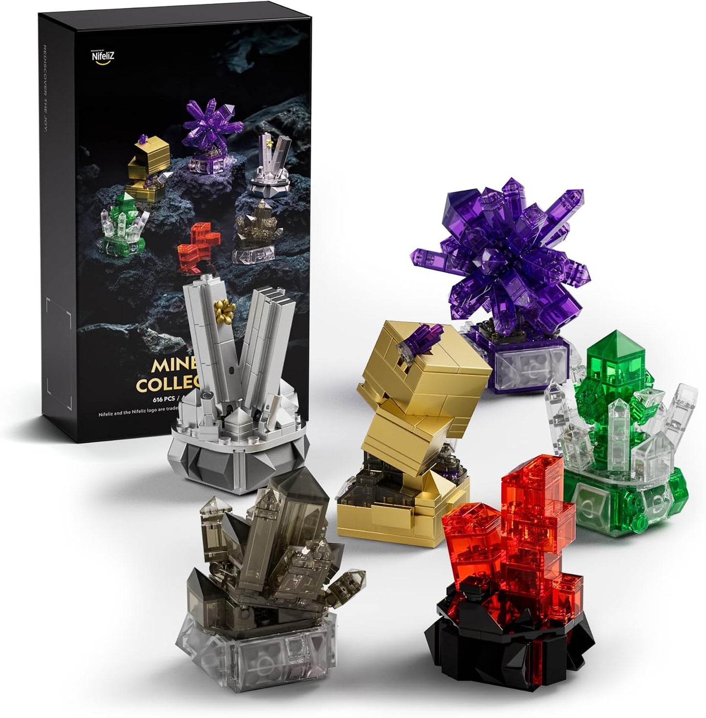 Nifeliz NF10306 Geology Rock Collection Building Set | 616 PCS