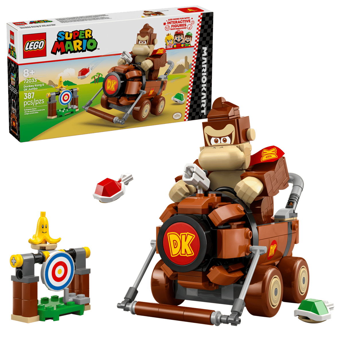 LEGO 72033 Super Mario Mario Kart™ – Donkey Kong & DK Jumbo | 387 PCS | Retired