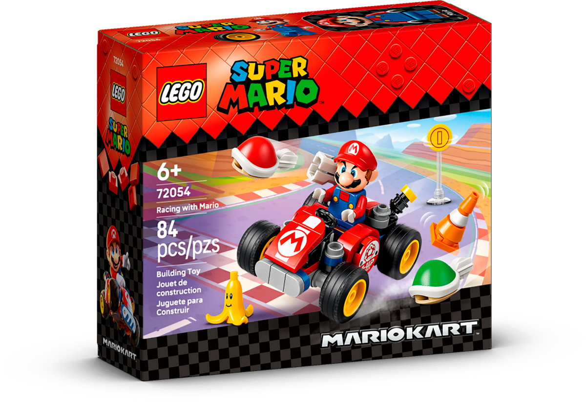 LEGO 72054 Super Mario Racing with Mario | 84 PCS