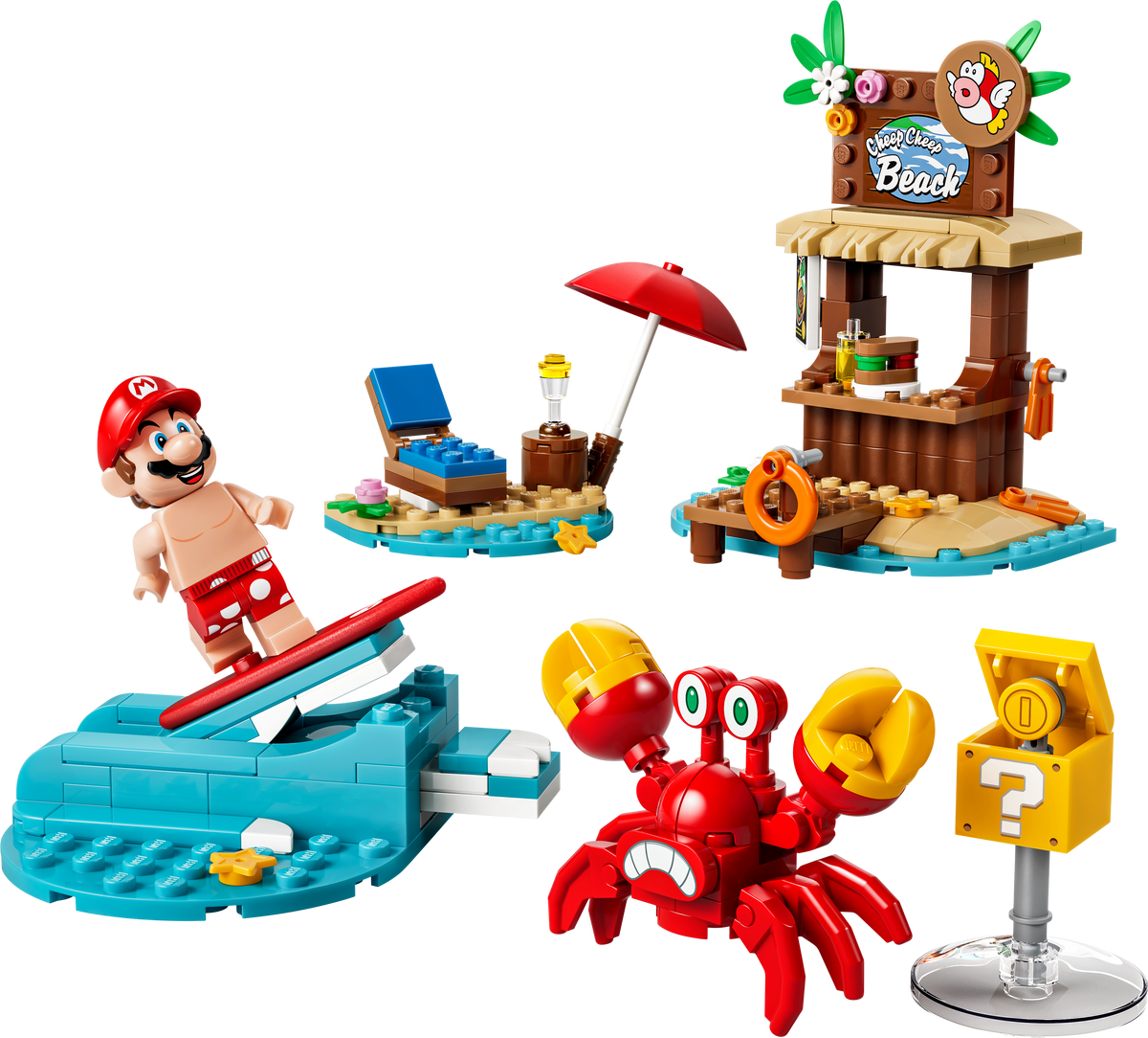 LEGO 72055 Super Mario Mario's Beach Adventures | 196 PCS