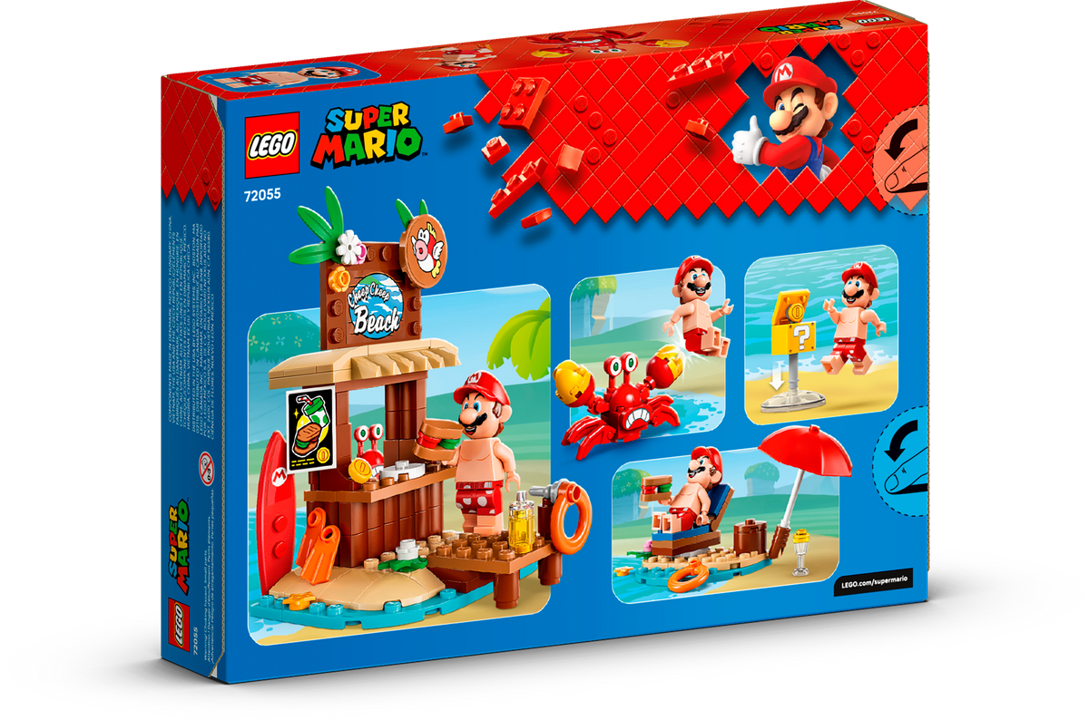 LEGO 72055 Super Mario Mario's Beach Adventures | 196 PCS