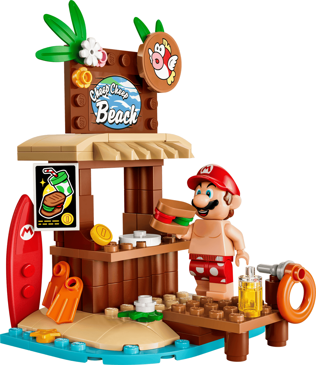 LEGO 72055 Super Mario Mario's Beach Adventures | 196 PCS
