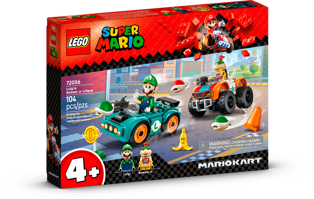 LEGO 72056 Super Mario Luigi & Bowser Jr.'s Race | 104 PCS