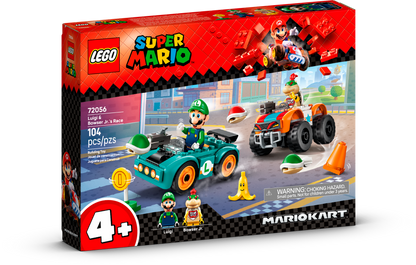 LEGO 72056 Super Mario Luigi & Bowser Jr.'s Race | 104 PCS