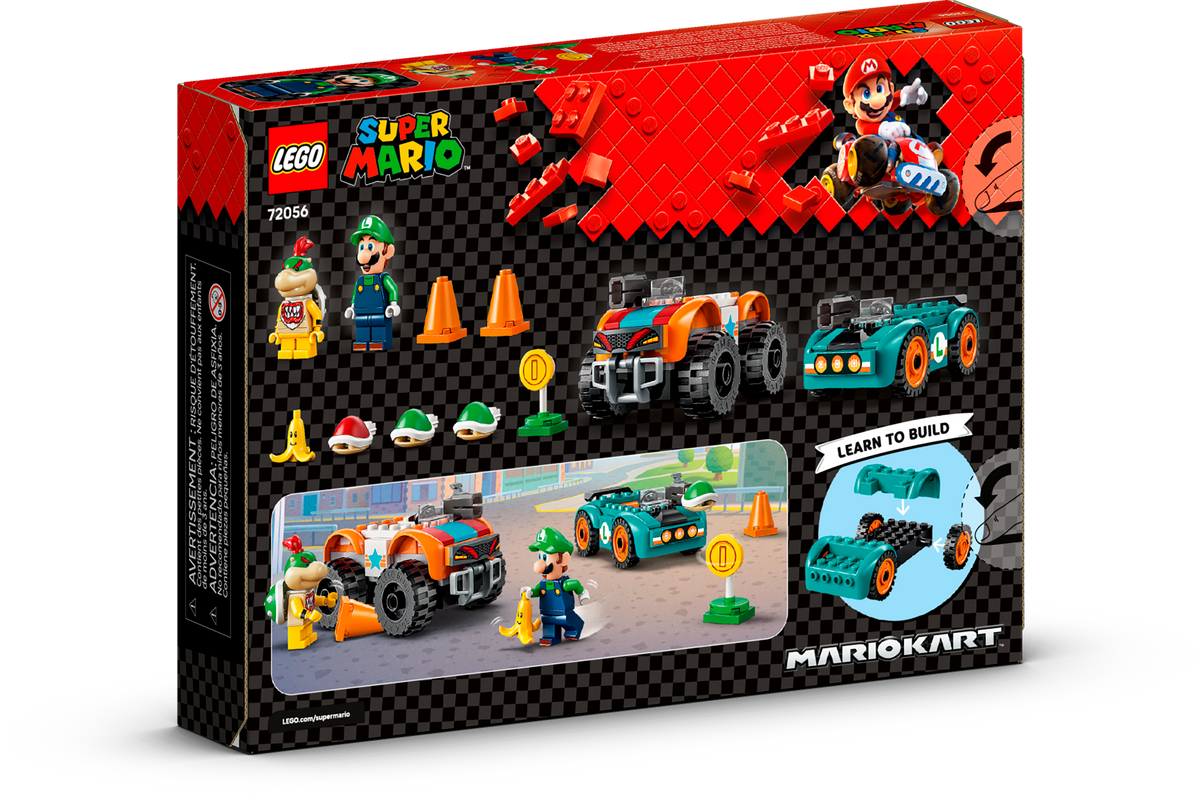 LEGO 72056 Super Mario Luigi & Bowser Jr.'s Race | 104 PCS