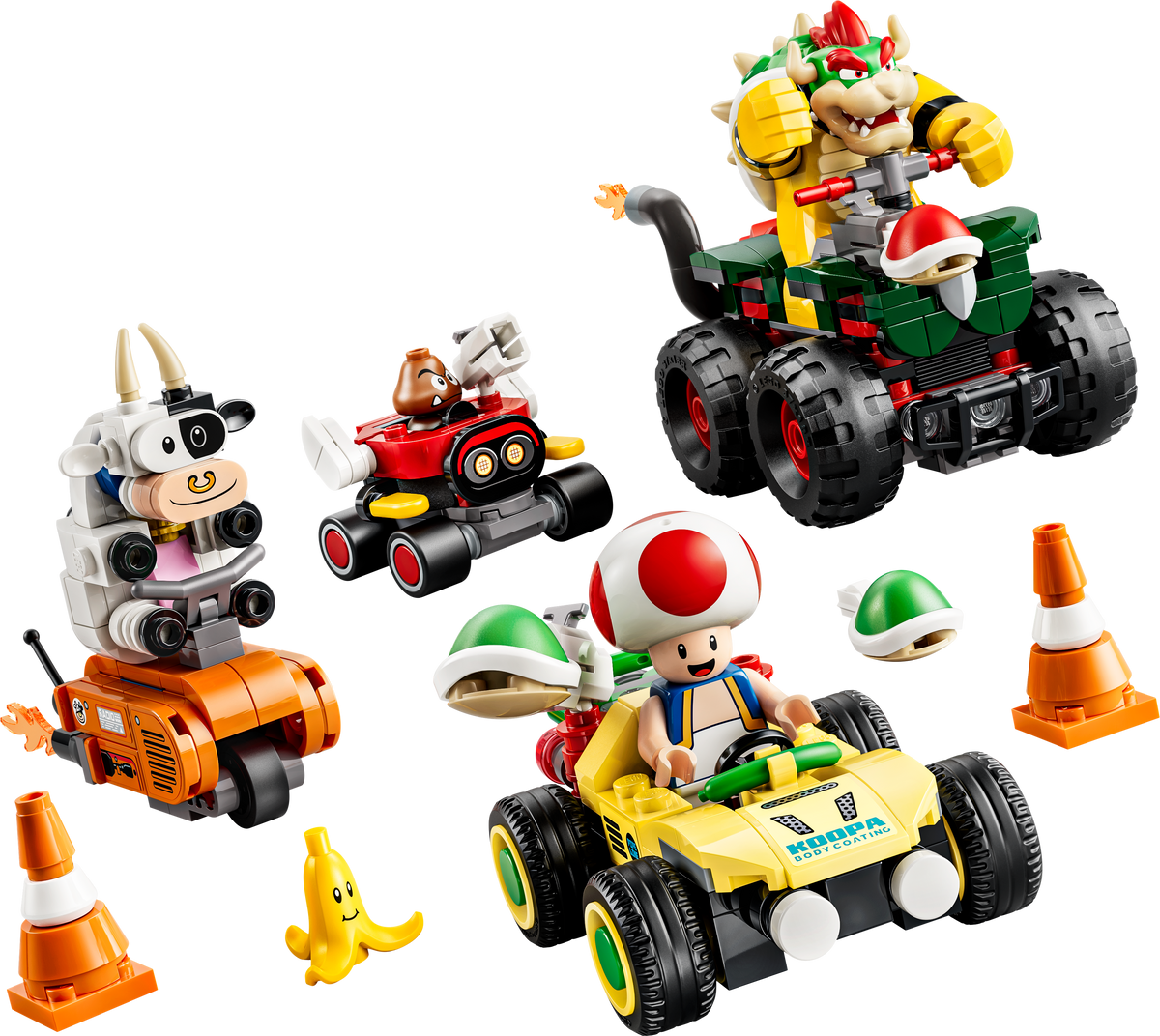 LEGO 72058 Super Mario Bowser's Rumbling Race | 409 PCS