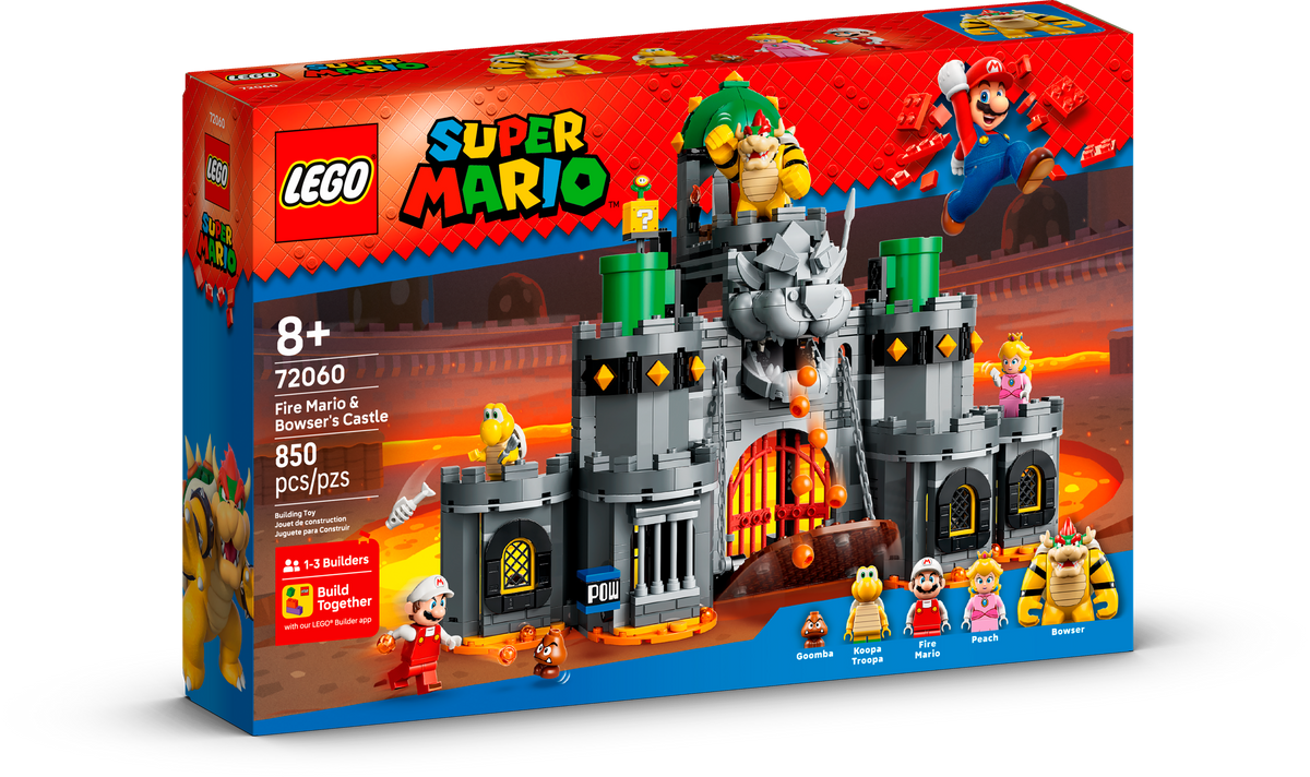 LEGO 72060 Super Mario Fire Mario & Bowser's Castle | 850 PCS