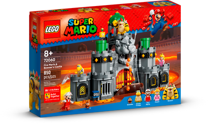 LEGO 72060 Super Mario Fire Mario & Bowser's Castle | 850 PCS