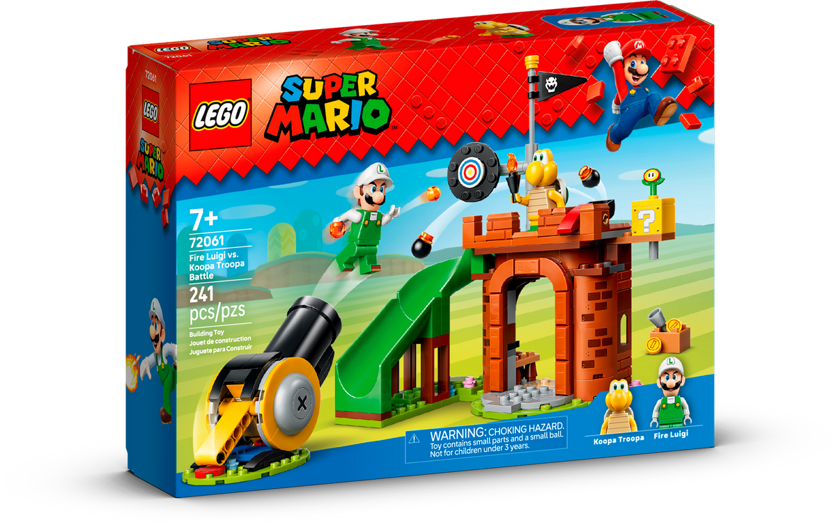 LEGO 72061 Super Mario Fire Luigi vs. Koopa Troopa Battle | 241 PCS
