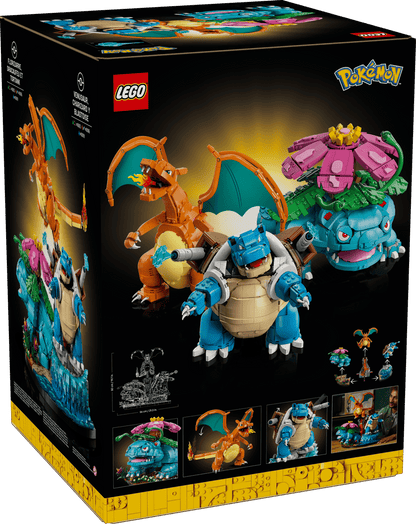 LEGO 72153 Pokémon Venusaur, Charizard and Blastoise | 6838 PCS