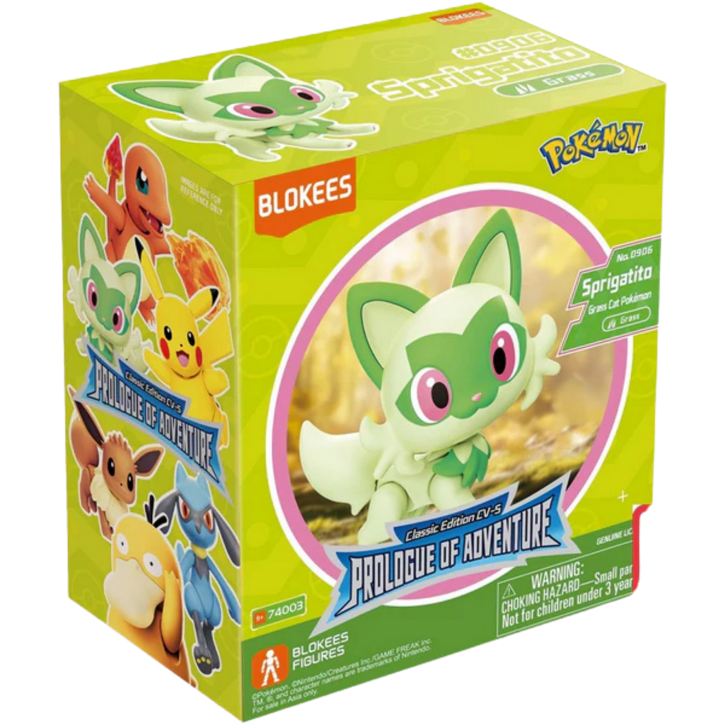 Blokees Pokemon 74003 Classic Edition S Sprigatito