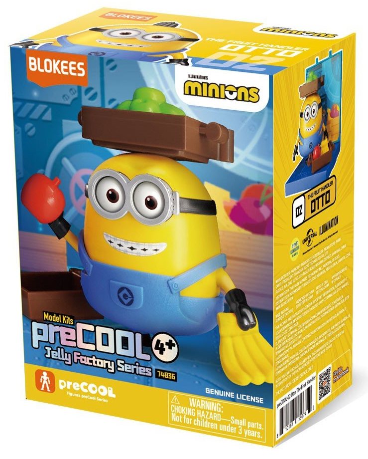 Blokees Minions 74835-74838 preCOOL Jelly Factory Series