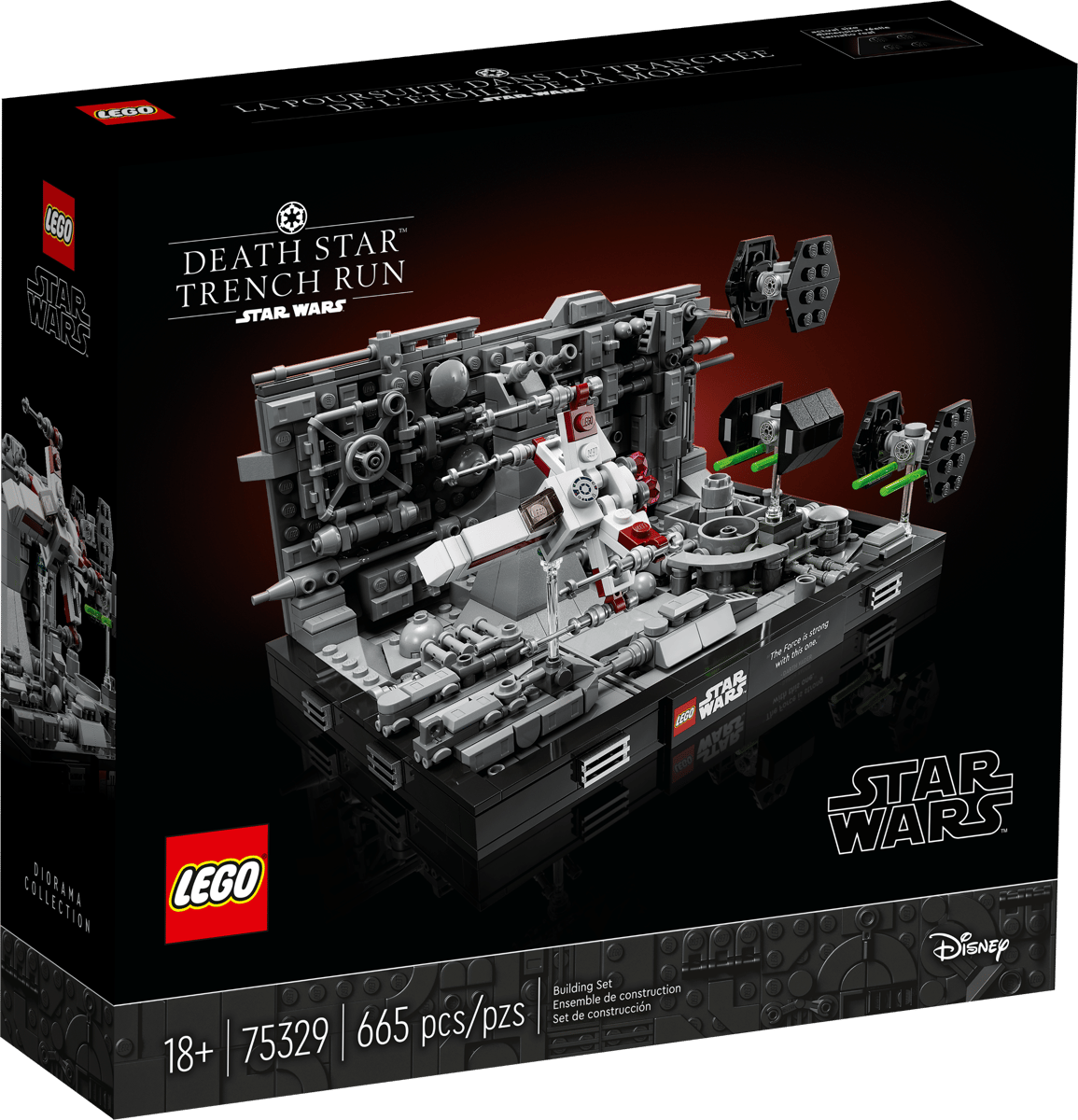 LEGO 75329 Star Wars Death Star™ Trench Run Diorama | 665 PCS | Retired