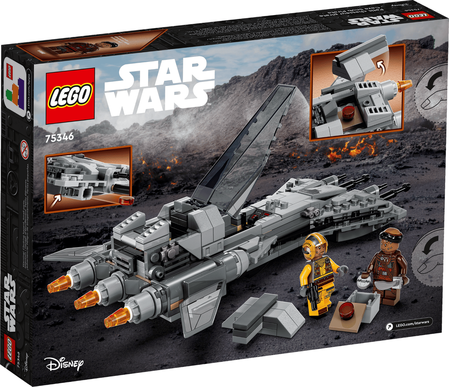 LEGO 75346 Star Wars Pirate Snub Fighter | 285 PCS