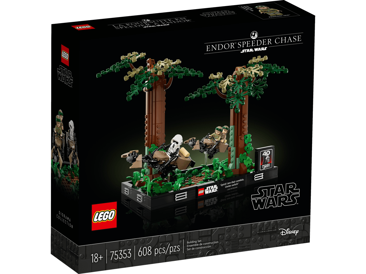 LEGO 75353 Star Wars Endor™ Speeder Chase Diorama | 608 PCS