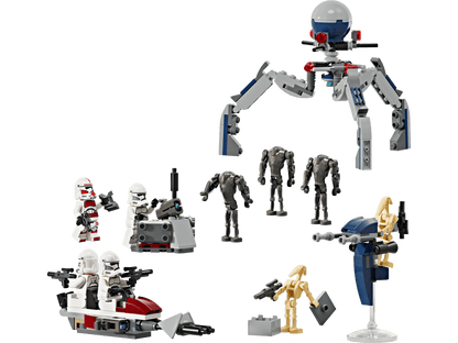 LEGO 75372 Star Wars Clone Trooper™ & Battle Droid™ Battle Pack | 215 PCS