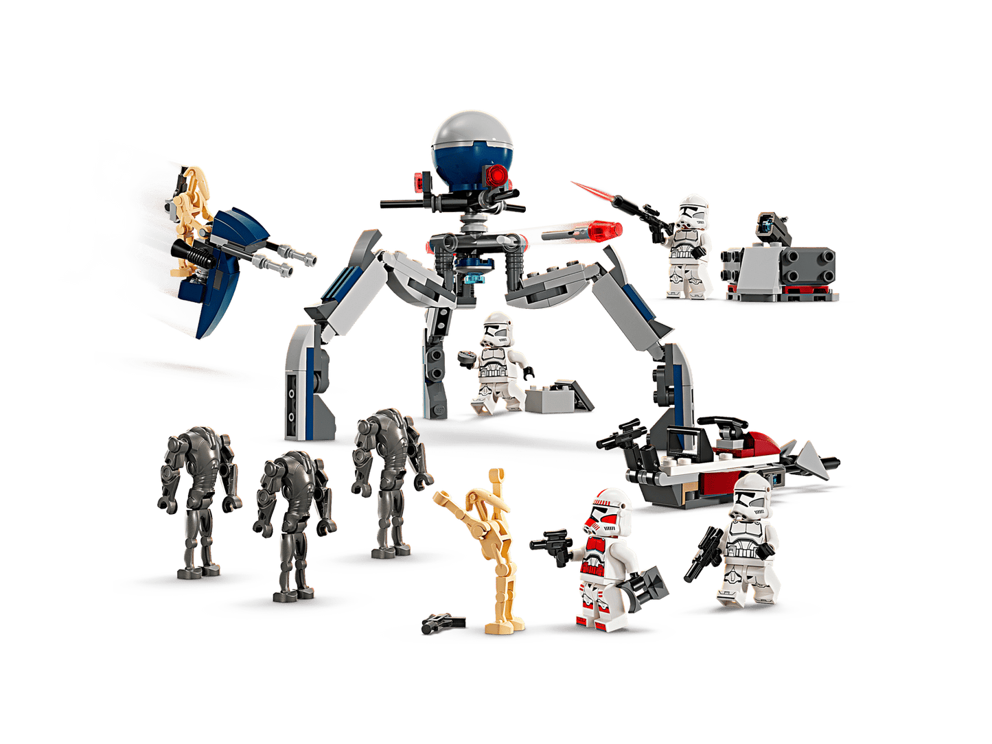 LEGO 75372 Star Wars Clone Trooper™ & Battle Droid™ Battle Pack | 215 PCS