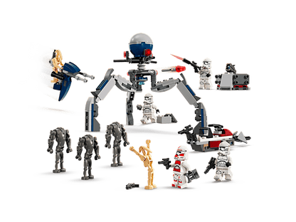 LEGO 75372 Star Wars Clone Trooper™ & Battle Droid™ Battle Pack | 215 PCS
