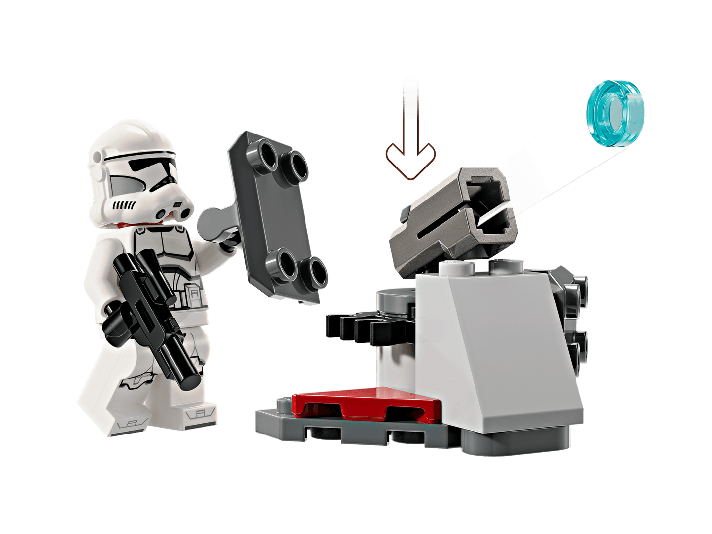 LEGO 75372 Star Wars Clone Trooper™ & Battle Droid™ Battle Pack | 215 PCS