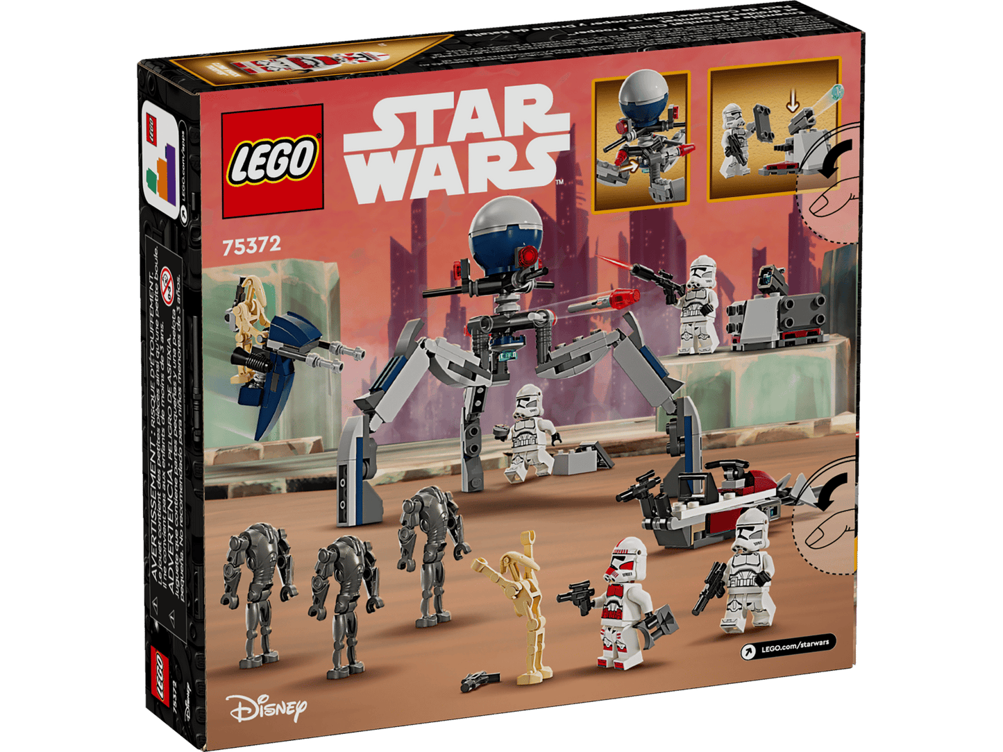 LEGO 75372 Star Wars Clone Trooper™ & Battle Droid™ Battle Pack | 215 PCS