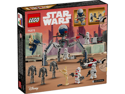 LEGO 75372 Star Wars Clone Trooper™ & Battle Droid™ Battle Pack | 215 PCS