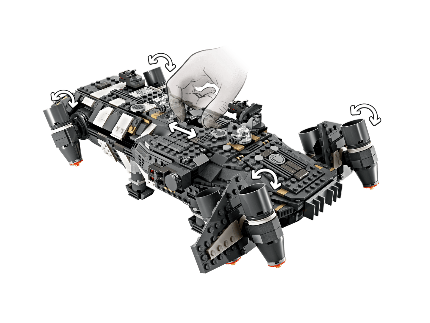LEGO 75374 Star Wars the Onyx Cinder | 1325 PCS | Retired