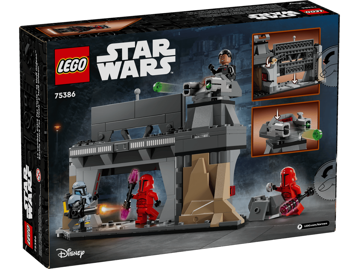 LEGO 75386 Star Wars Paz Vizsla™ and Moff Gideon™ Battle | 289 PCS | Retired