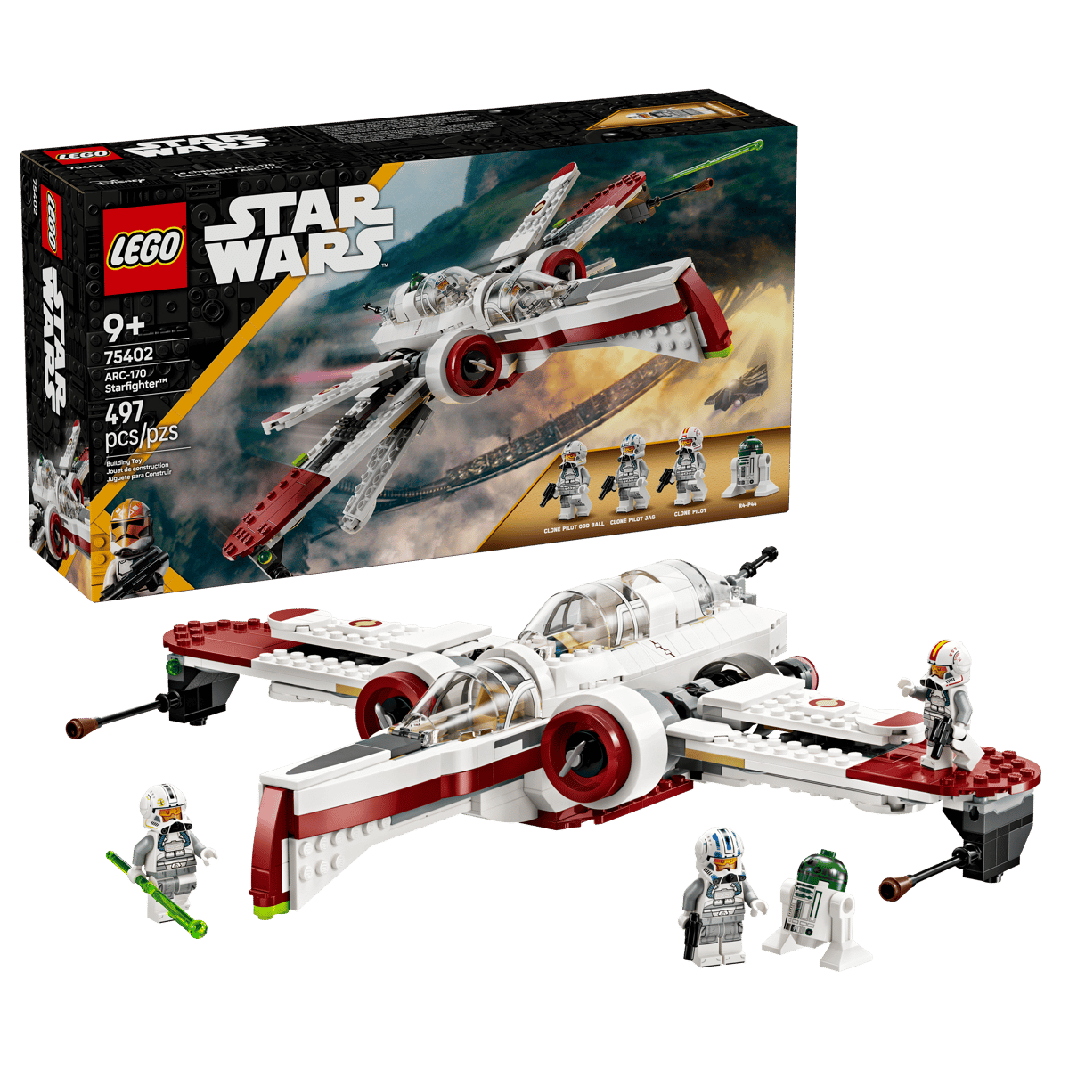 LEGO 75402 Star Wars ARC-170 Starfighter™ | 497 PCS