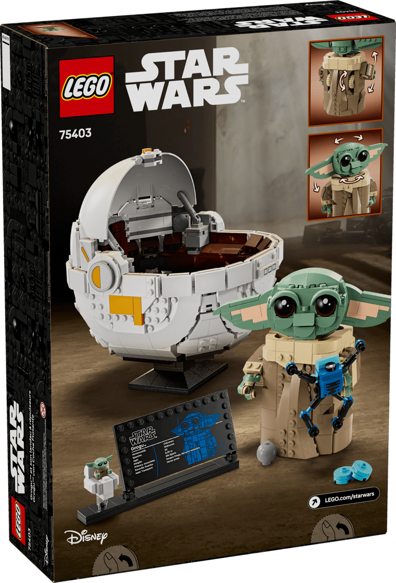 LEGO 75403 Star Wars Grogu™ with Hover Pram | 1048 PCS