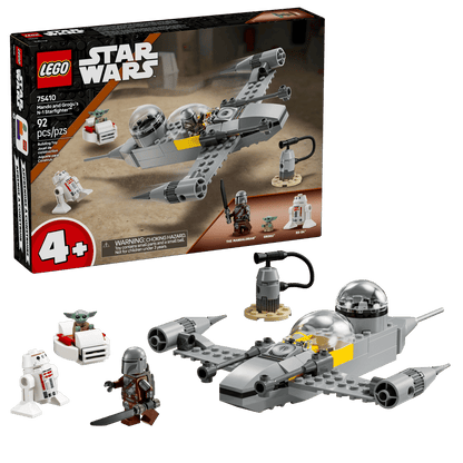 LEGO 75410 Star Wars Mando and Grogu's N-1 Starfighter™ | 92 PCS