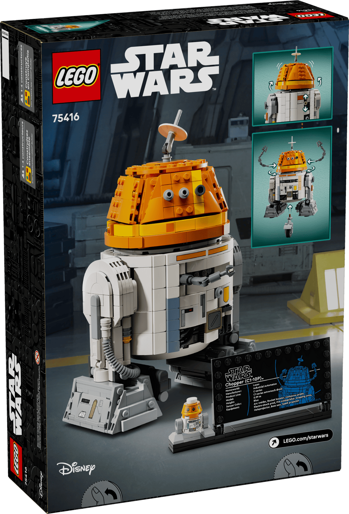 LEGO 75416 Star Wars Chopper (C1-10P)™ Astromech Droid | 1039 PCS