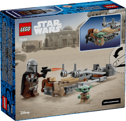 LEGO 75436 Star Wars The Mandalorian & Grogu's Speeder Bike™ | 58 PCS