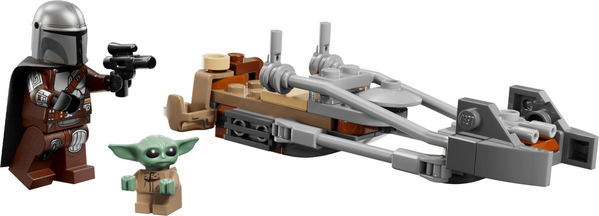 LEGO 75436 Star Wars The Mandalorian & Grogu's Speeder Bike™ | 58 PCS