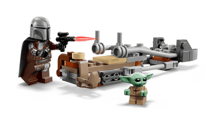 LEGO 75436 Star Wars The Mandalorian & Grogu's Speeder Bike™ | 58 PCS
