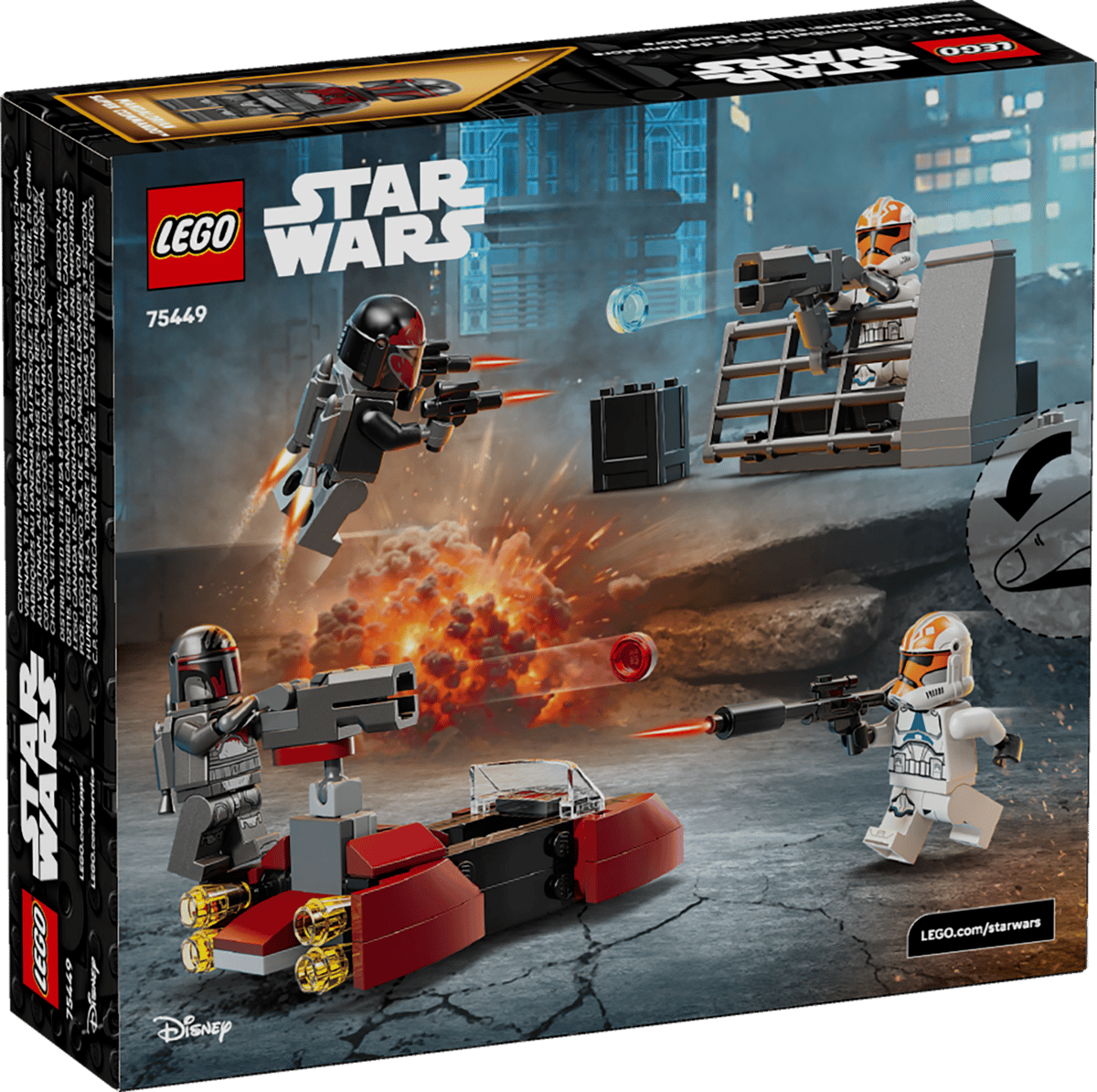 LEGO 75449 Star Wars Siege of Mandalore Battle Pack | 116 PCS