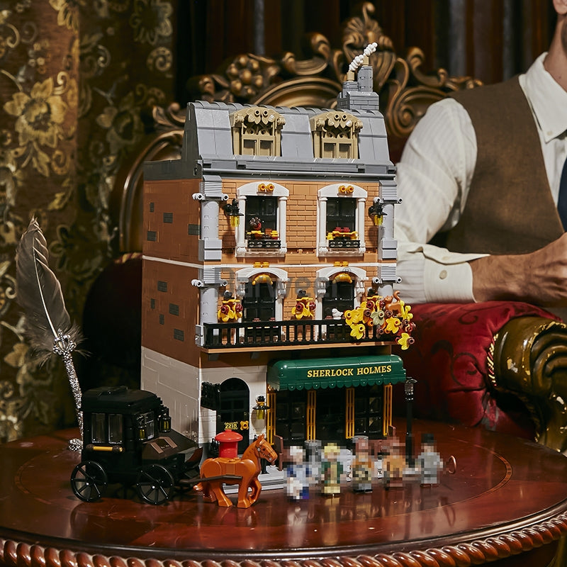 Pantasy 85014 Sherlock Holmes Baker Street 221B Apartment Building Toy Set | 3087 PCS