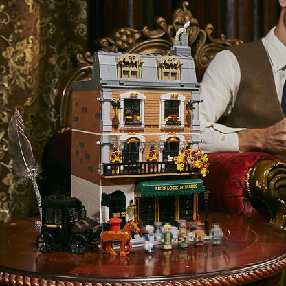 Pantasy 85014 Sherlock Holmes Baker Street 221B Apartment Building Toy Set | 3087 PCS