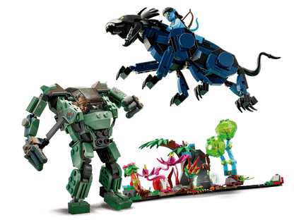 LEGO 75571 Avatar Neytiri & Thanator vs. AMP Suit Quaritch | 560 PCS | Retired