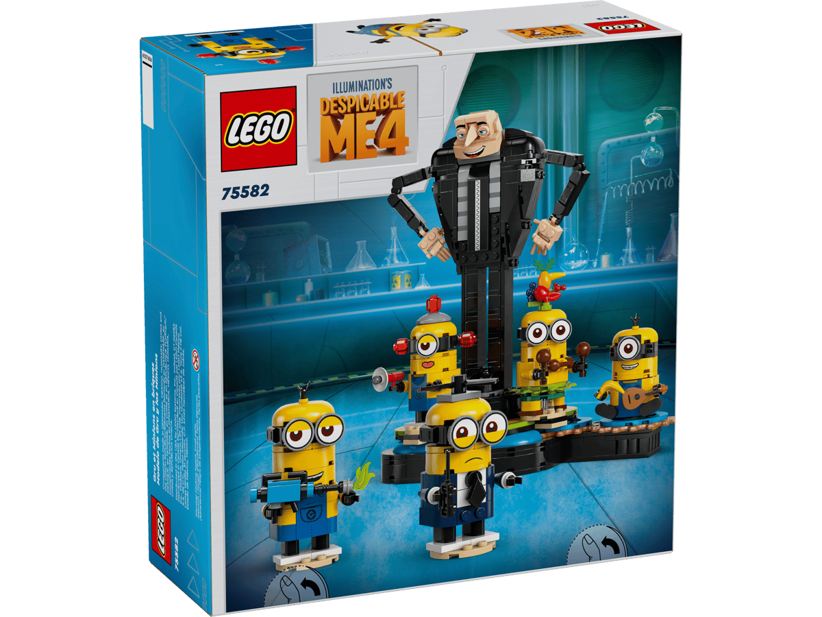 LEGO 75582 Brick-Built Gru and Minions | 839 PCS